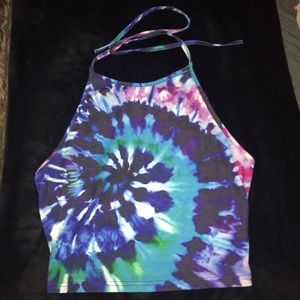 Tie dye halter top
